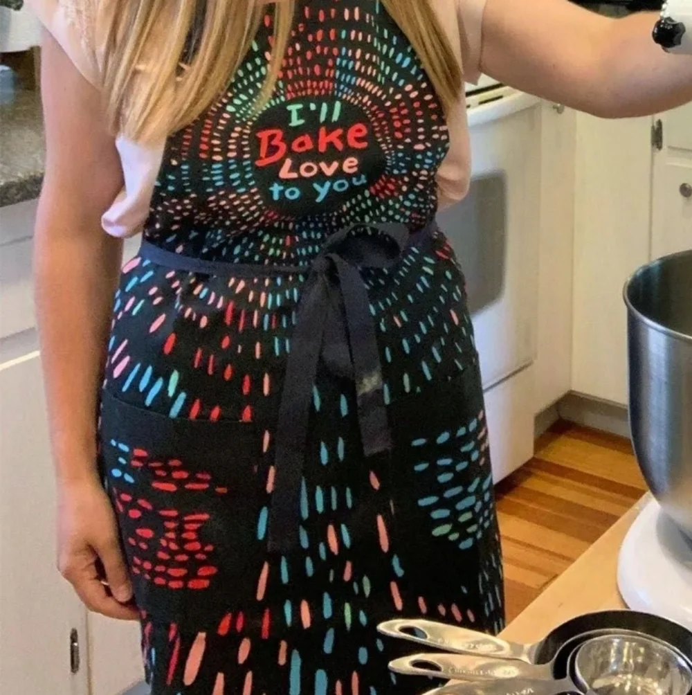 Blue Q vibrant apron
